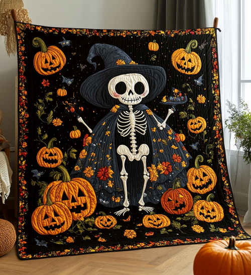 Pumpkins Night Quilted Blanket NCU0DV479