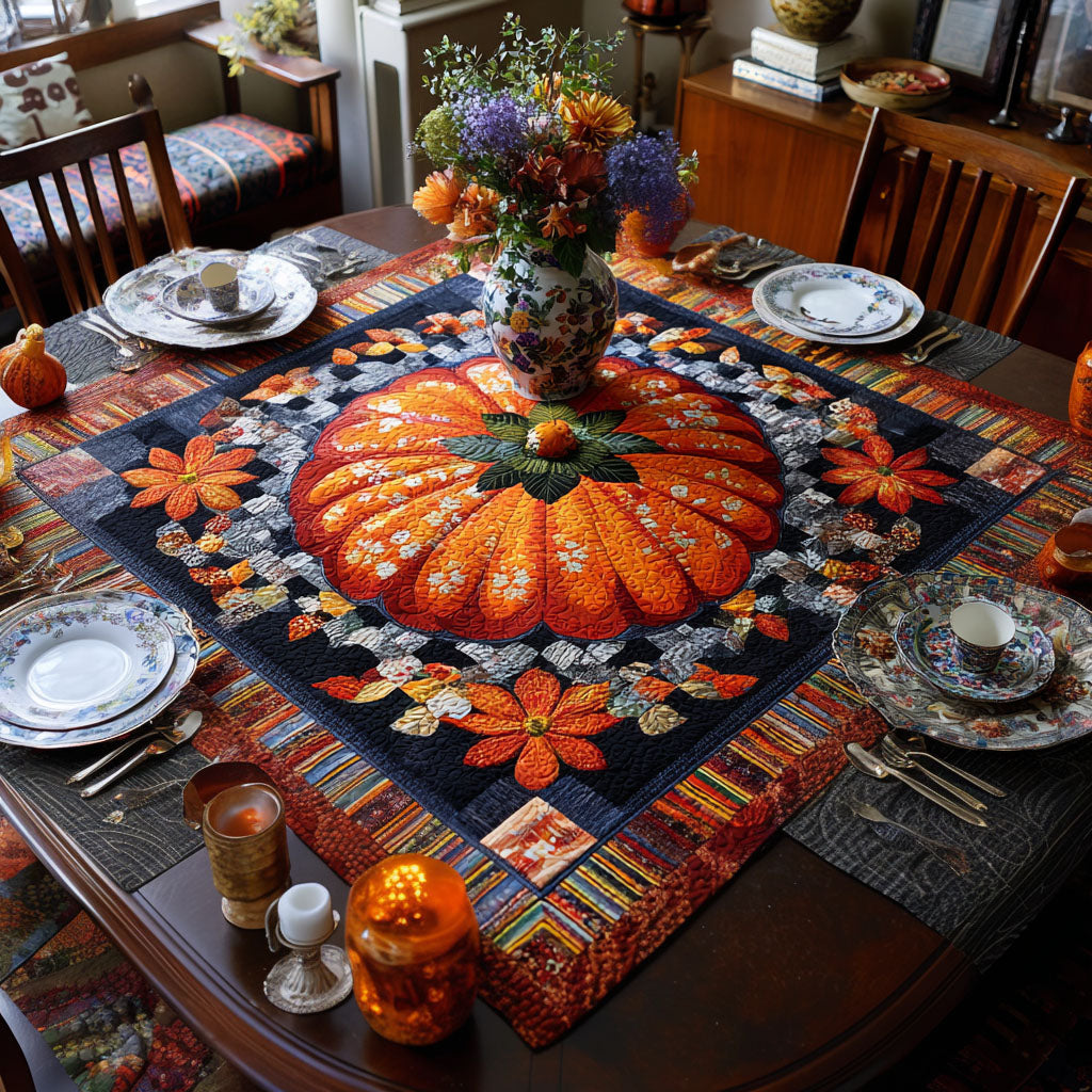 Punkin Party Quilted Table Topper NCU0PTT923