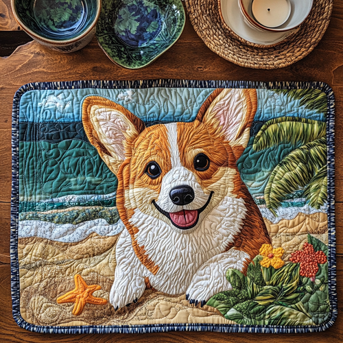 Pup Escape Quilted Place Mat NCU0NVH850