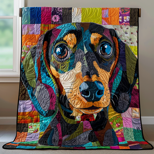 Puppy Patch Quilted Blanket NCU0DV040