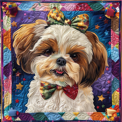 Puppy Pizzazz Quilted Blanket NCU0DV1864