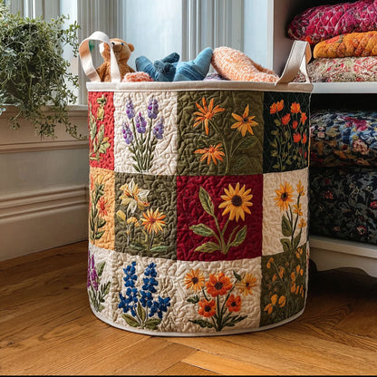 Pure Bloom Quilted Laundry Basket NCU0PTT1295