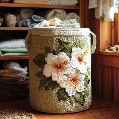 Pure Petal Quilted Laundry Basket NCU0NTV166