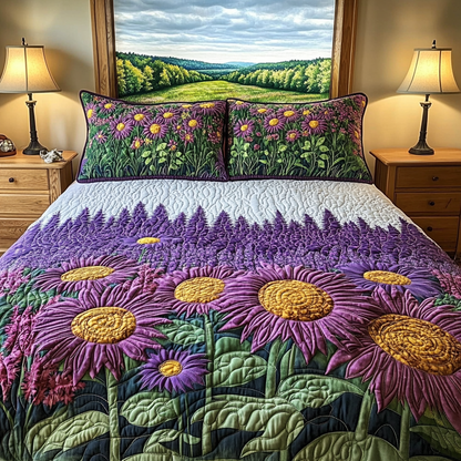 Purple Sunflower Dream Duvet Cover Set NCU0DV411