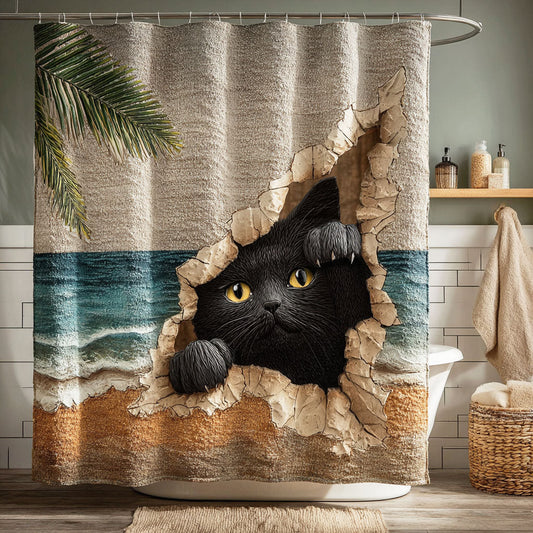 Purr Society Shower Curtain NCU0NTD1585