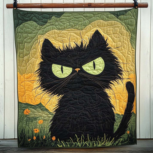 Purrfect Patterns Quilted Blanket NCU0NT583