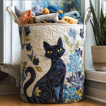 Purrmaid Quilted Laundry Basket NCU0PTT1211