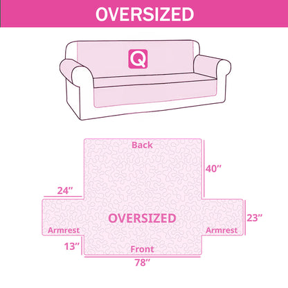 Whispers of Earth Quilted Sofa Cover NCU0DV1226