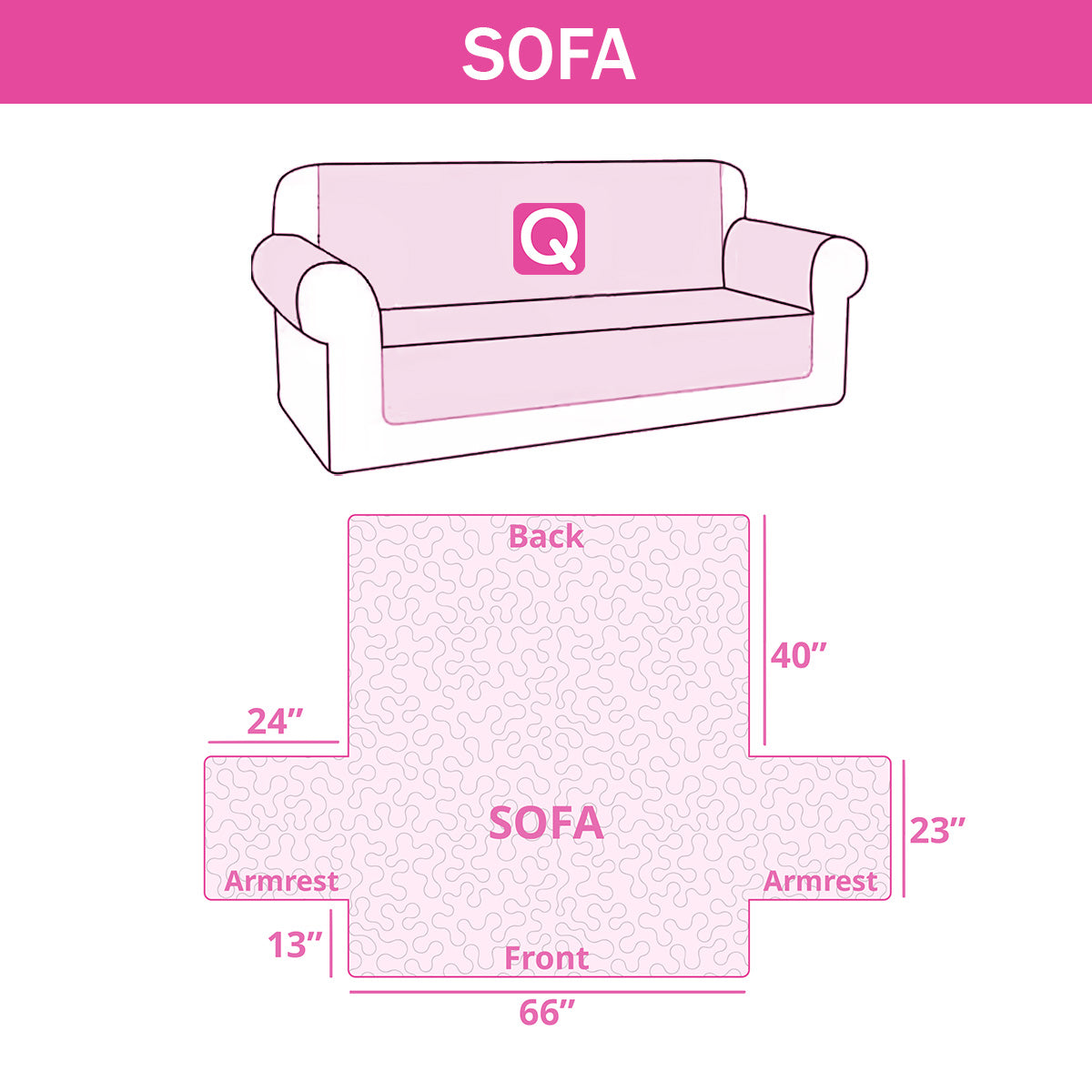 Crimson Covenant Quilted Sofa Cover NCU0NXD1572