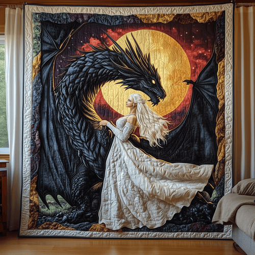 Queen of Fire Quilted Blanket NCU0TH1808