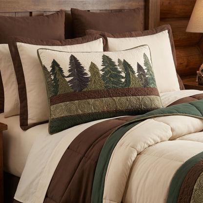 Quiet Forest Quilted Bedding Pillow Case NCU0DV1440
