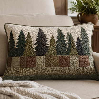 Quiet Forest Quilted Bedding Pillow Case NCU0DV1440