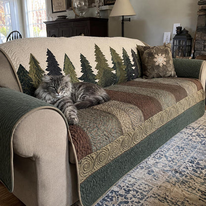 Quiet Forest Quilted Sofa Cover NCU0DV1440