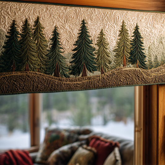 Quiet Forest Quilted Valance NCU0DV1440