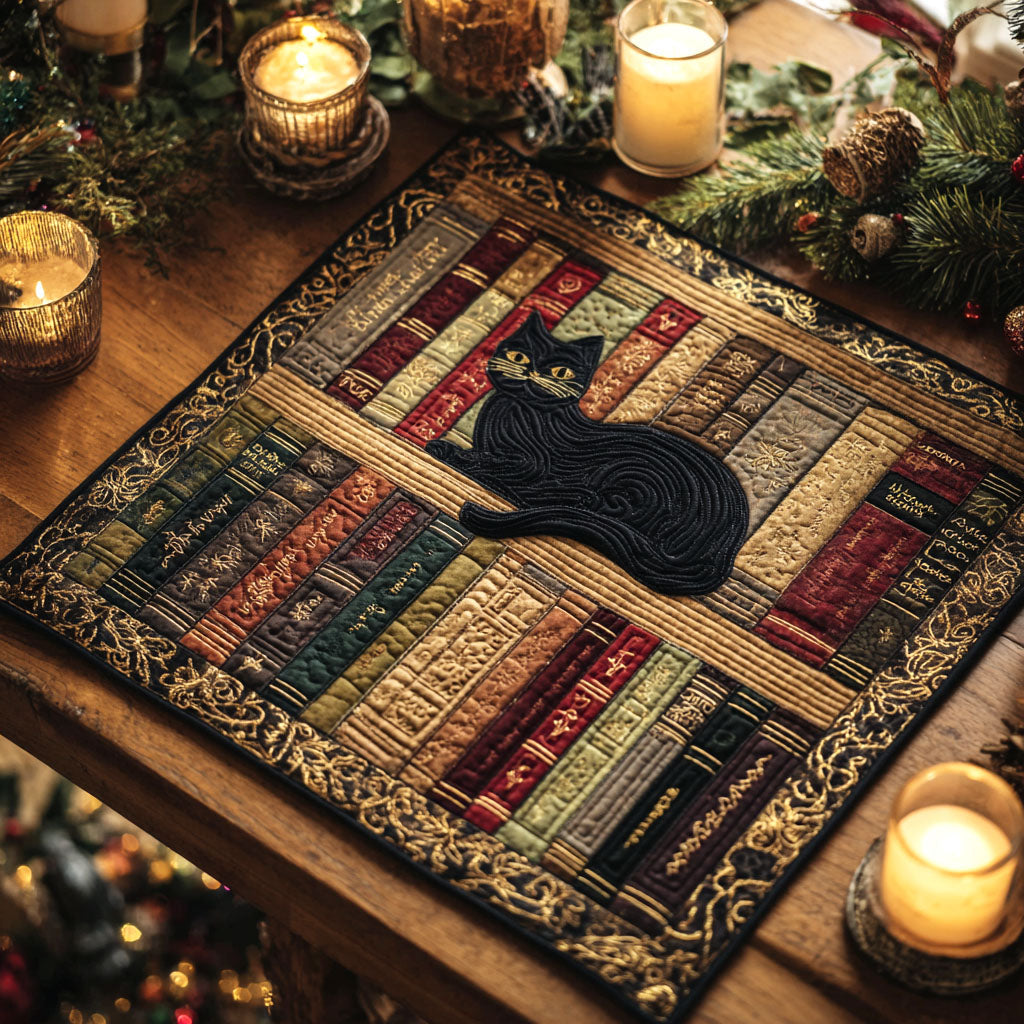 Quiet Chapters Quilted Table Topper NCU0NTV626