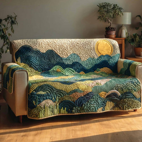 Quiet Dunes Quilted Sofa Cover NCU0NXD1513