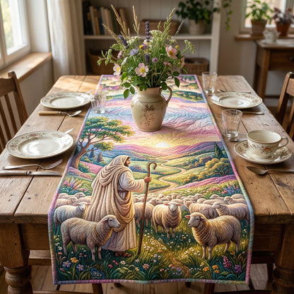 Quiet Faith Quilted Table Runner NCU0NNT3073