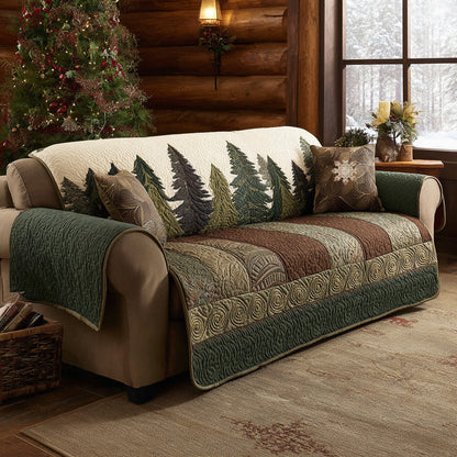 Quiet Forest Quilted Sofa Cover NCU0DV1440