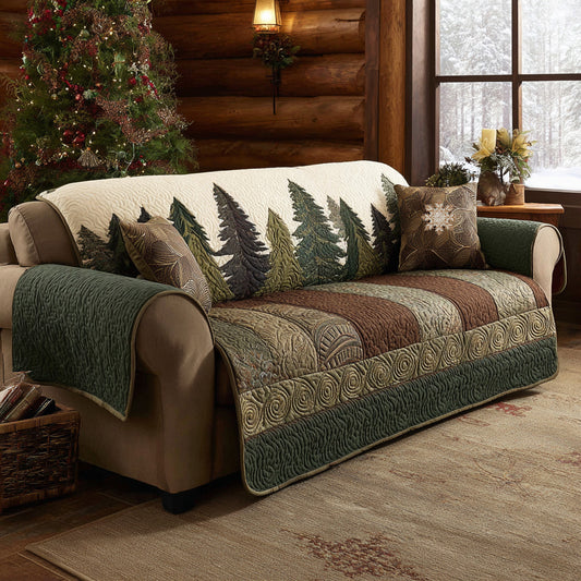 Quiet Forest Quilted Sofa Cover NCU0DV1440