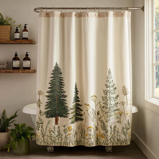 Quiet Forest Shower Curtain NCU0DV1883