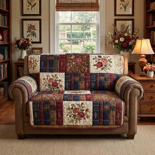Quiet Library Quilted Sofa Cover NCU0DV2063
