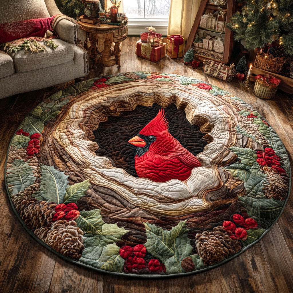Quiet Shelter Quilted Round Mat NCU0NTV684 – Quiltnest