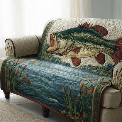 Quiet Waters Quilted Sofa Cover NCU0NXD1476