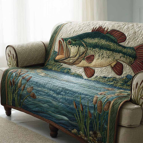 Quiet Waters Quilted Sofa Cover NCU0NXD1476