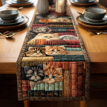 Quiet Whiskers Quilted Table Runner NCU0NTD1225