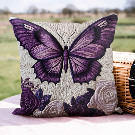 Floral Flight Quilted Pillow Case NCU0NVH612