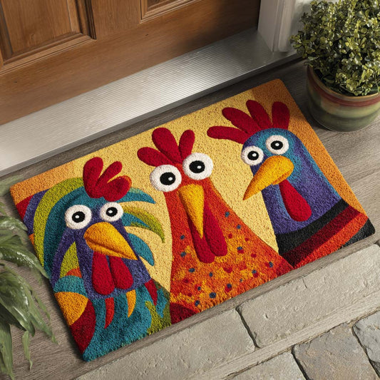 Quirky Cluck Doormat NCU0PT9520