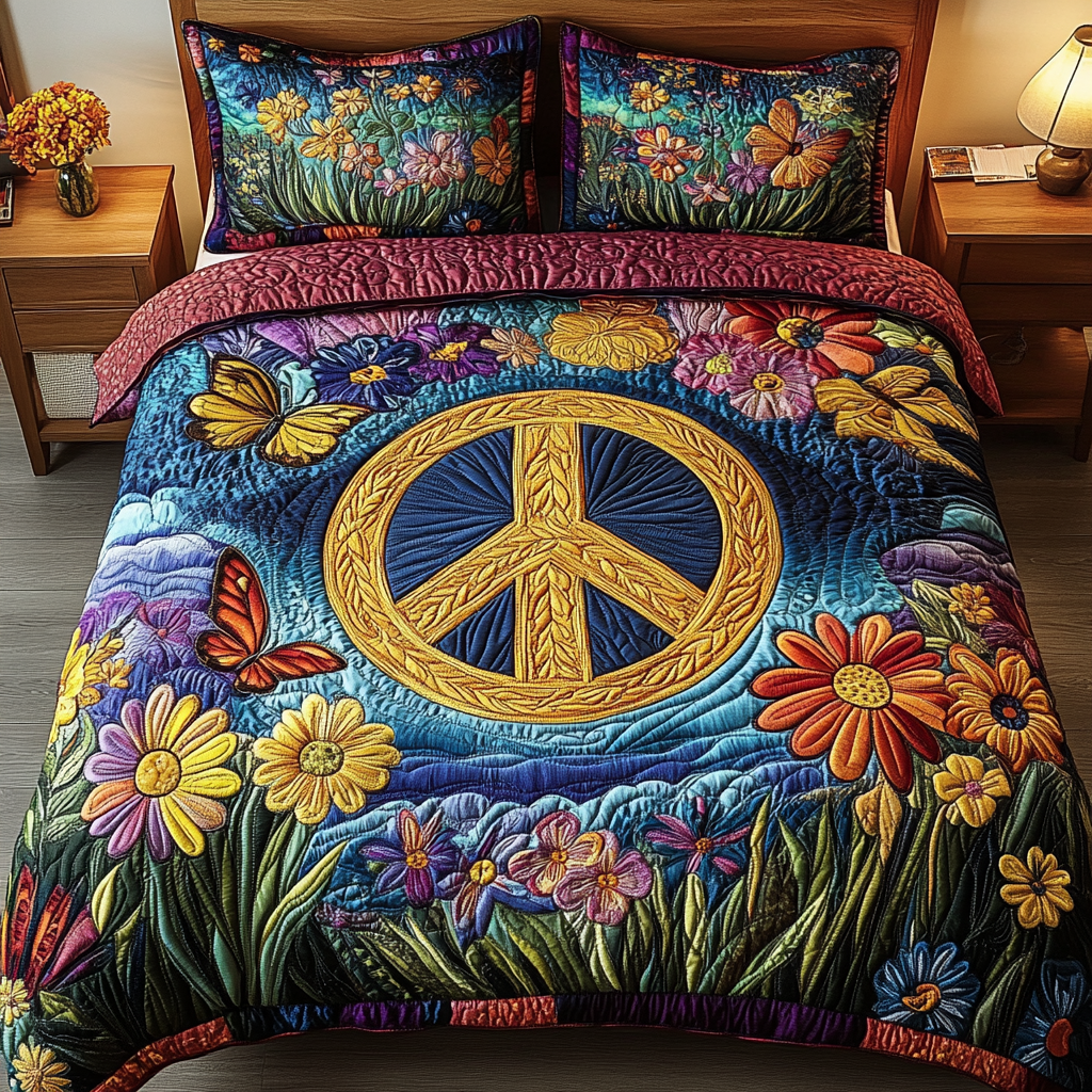 Radiant Blooms Duvet Cover Set NCU0PVL150