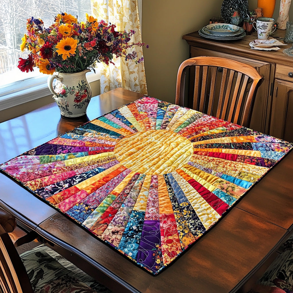 Radiant Glow Quilted Table Topper NCU0PVL532