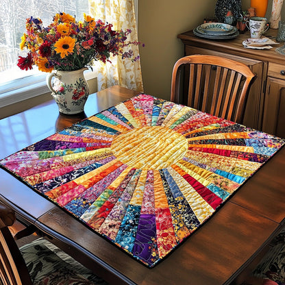 Radiant Glow Quilted Table Topper NCU0PVL532