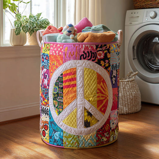 Radiant Harmony Quilted Laundry Basket NCU0PTT948