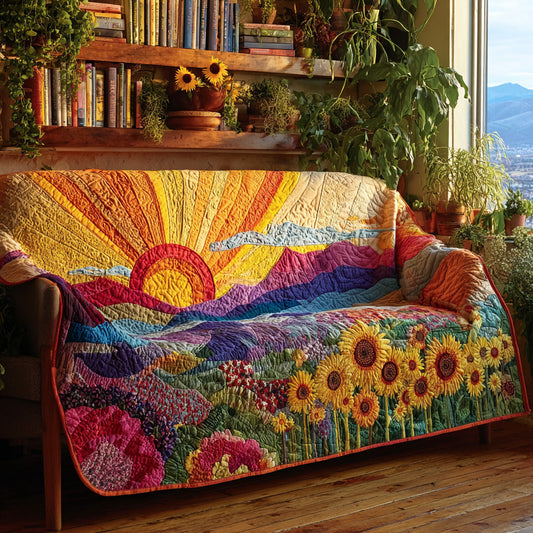 Radiant Horizon Quilted Blanket NCU0PVL795