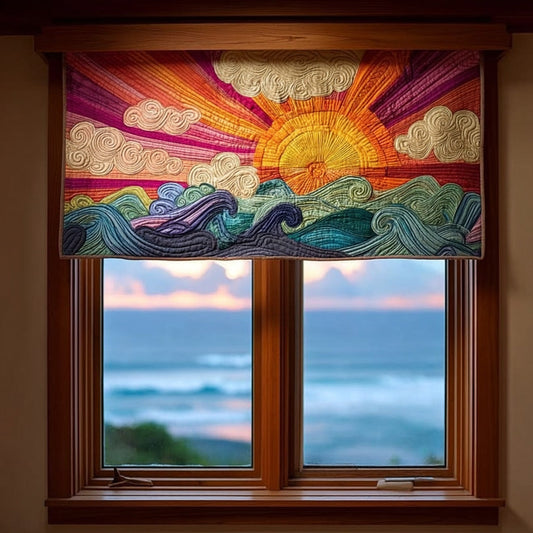 Radiant Horizon Quilted Valance NCU0PVL474