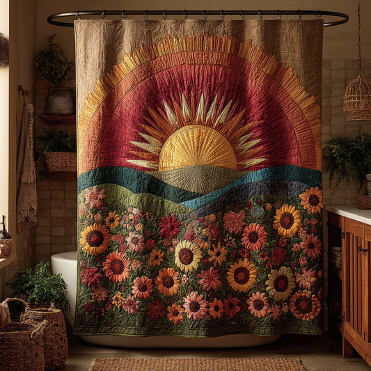 Radiant Horizon Shower Curtain NCU0DDK2387