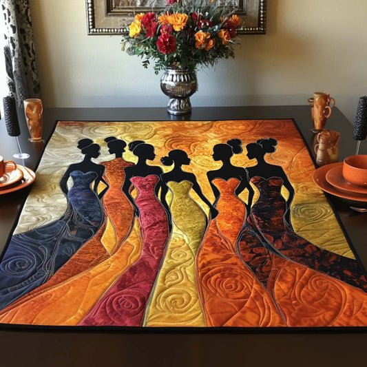 Radiant Queens Quilted Table Topper NCU0NNT1802