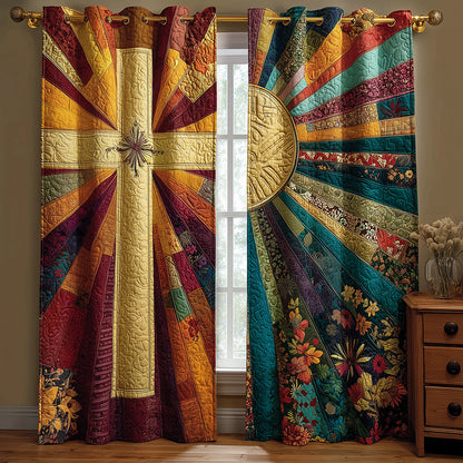 Radiant Salvation Quilted Curtains NCU0TH3758