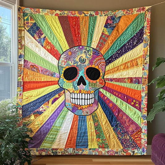 Radiant Skull Quilted Blanket NCU0PT2033