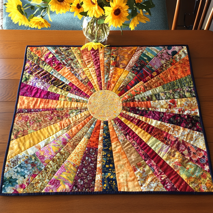 Radiant Sunshine Quilted Table Topper NCU0DDK588
