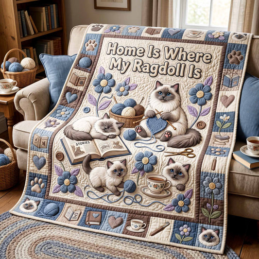 Ragdoll Home Quilted Blanket NCU0NXD1885