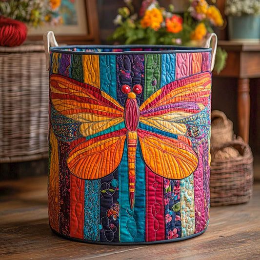 Rainbow Bloom Flight Quilted Laundry Basket NCU0NXD818