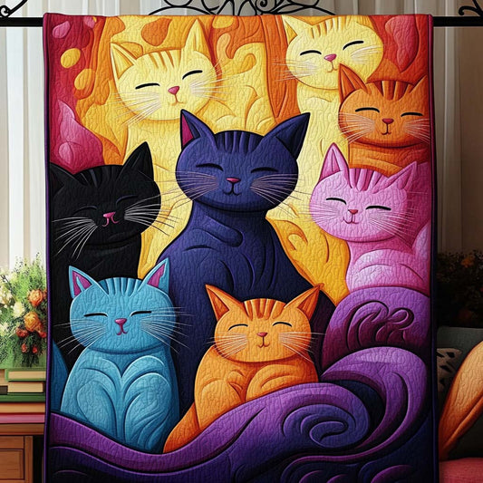 Rainbow Family Quilted Blanket NCU0DQQ0106