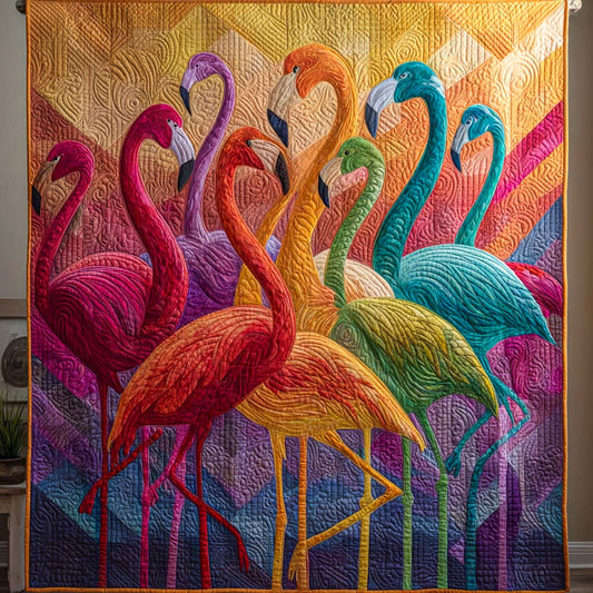 Rainbow Flock Quilted Blanket NCU0NNT1819