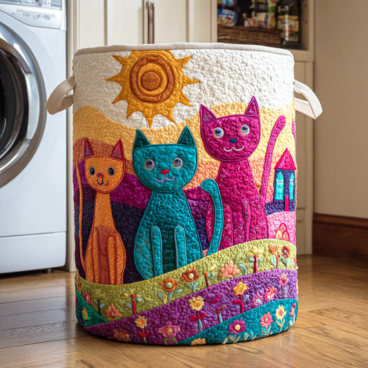 Rainbow Paws Quilted Laundry Basket NCU0NTD690