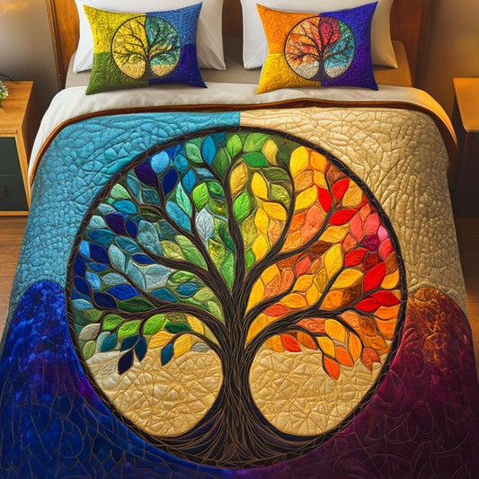 Rainbow Roots Duvet Cover Set NCU0NNT575