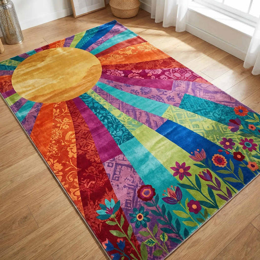 Rainbow Sol Area Rug NCU0NXD1716