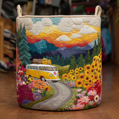 Rainbow Valley Quilted Laundry Basket NCU0NNT1827